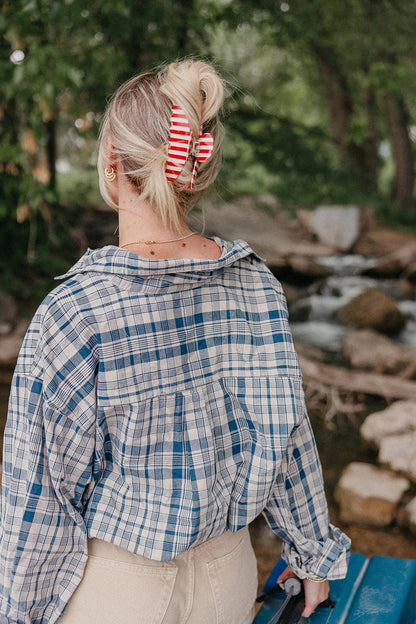 Stripe Girl Hair Claw