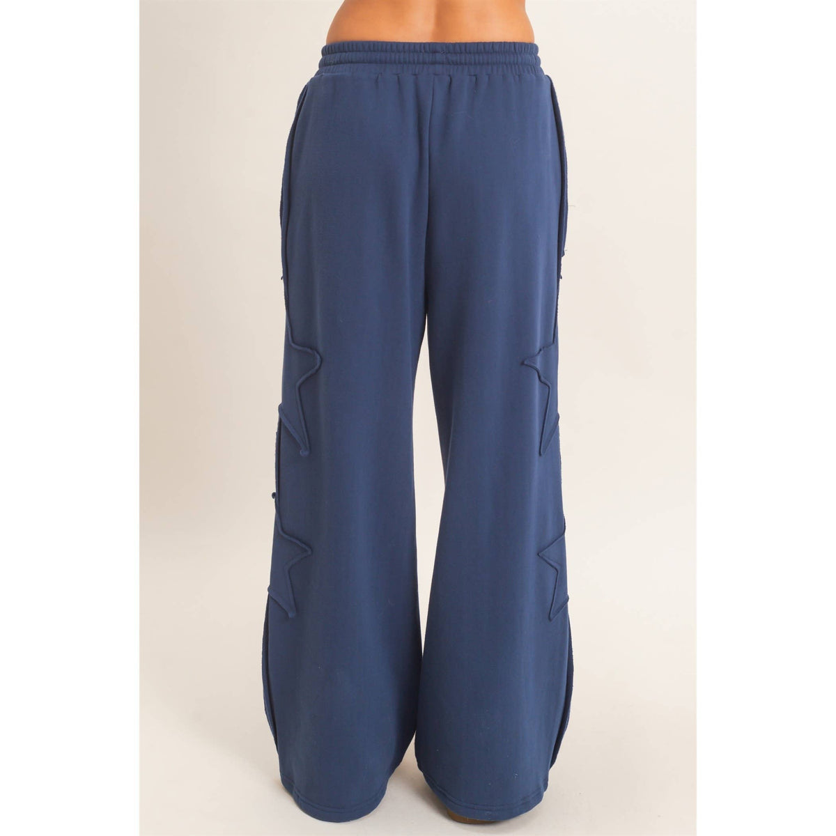 Lilly French Terry Star Patch Sweatpants