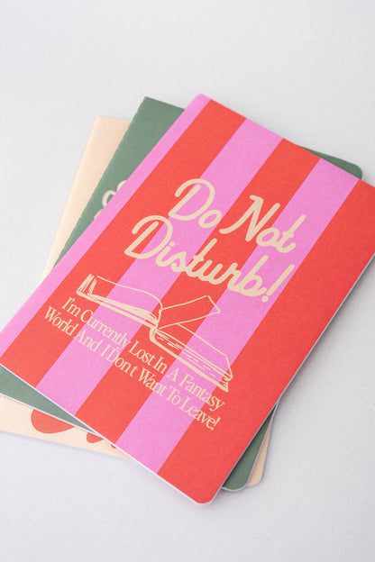 Pastries and Books Rough Draft Notebook Set