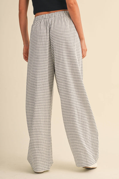Lauren Checkered Baggy Pants
