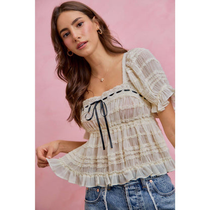 Dolly Puff Sleeve Blouse