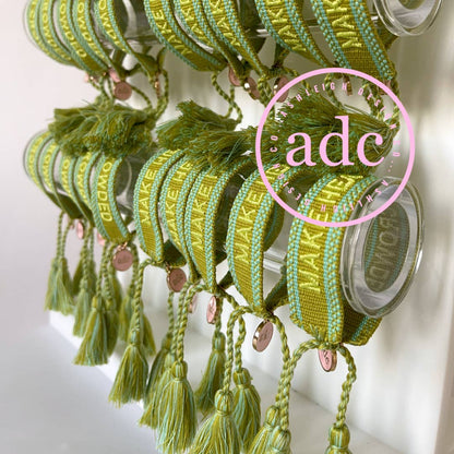 MAKE HEAVEN CROWDED | Canvas Bracelet