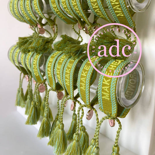 MAKE HEAVEN CROWDED | Canvas Bracelet