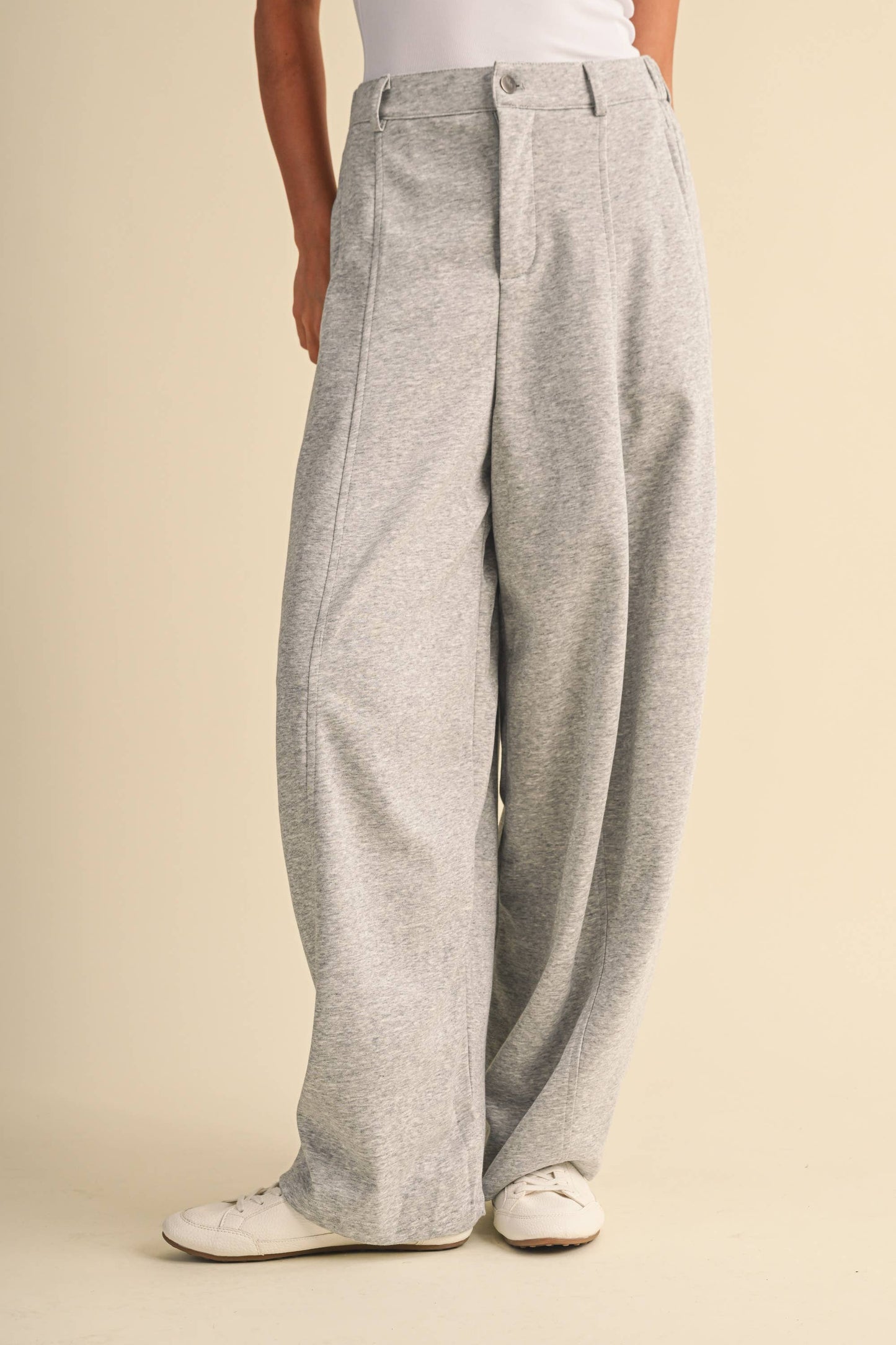 Jenna Sweatpant Barrel Trousers