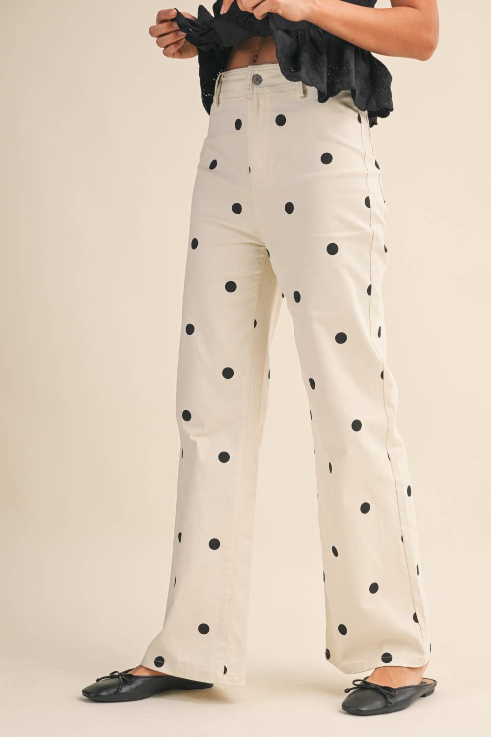 Stacie Polka Dot Jeans