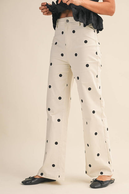 Stacie Polka Dot Jeans