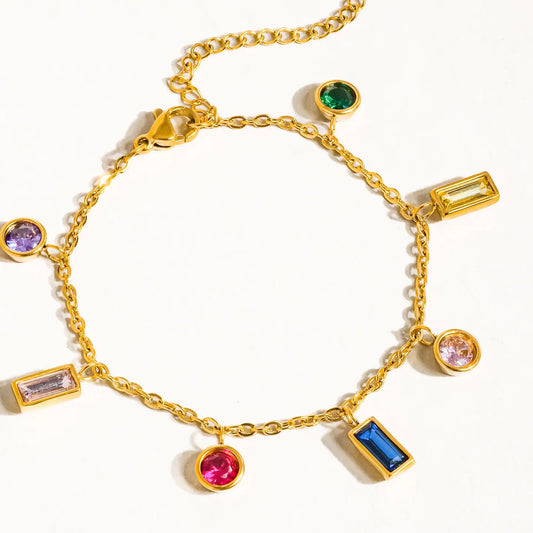 Sydney Multi-Stone Bracelet | Waterproof Jewelry