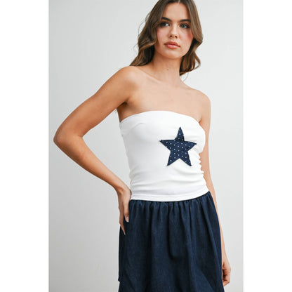 Stassy Star Tube Top