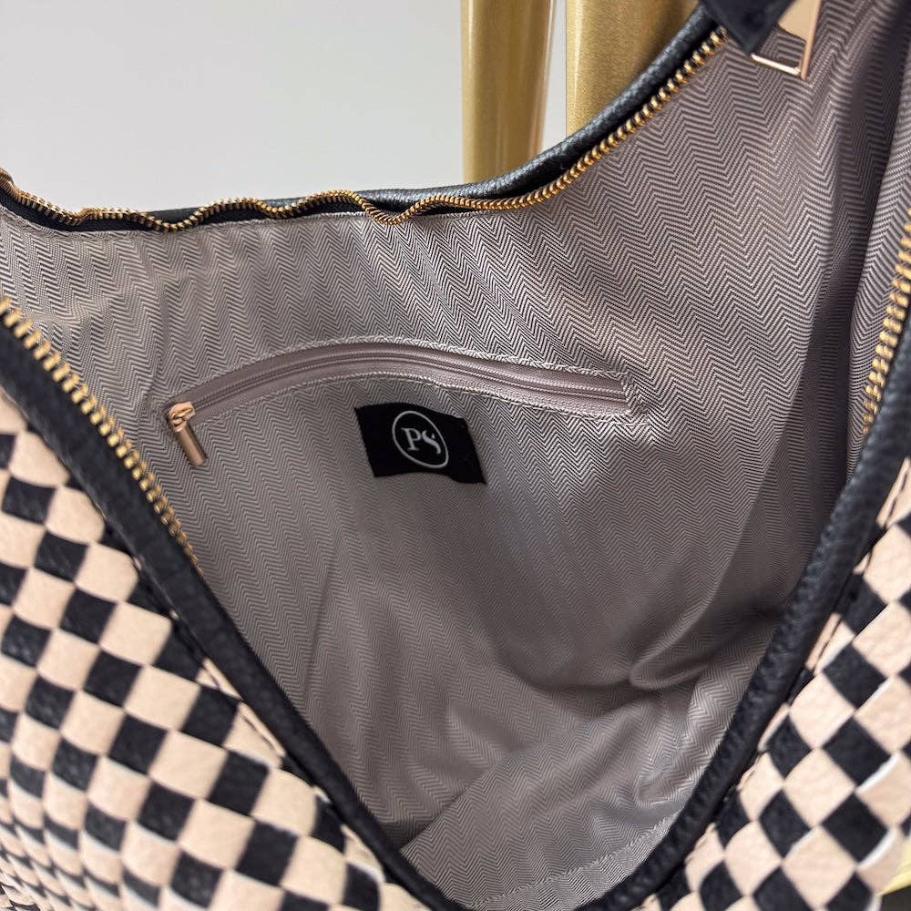 Sienna Slouchy Woven Shoulder Bag | PRETTY SIMPLE