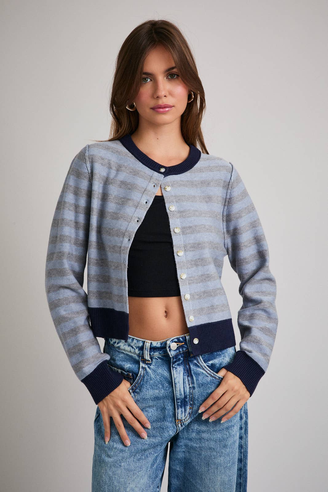 Lucy Stripe Cardi
