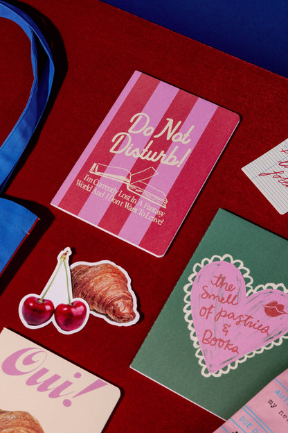 Pastries and Books Rough Draft Notebook Set