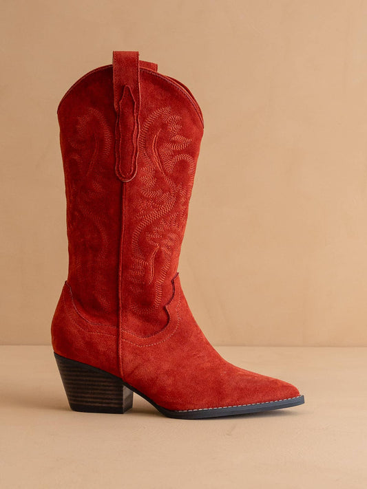 The Amaya | Red Classic Western Boot