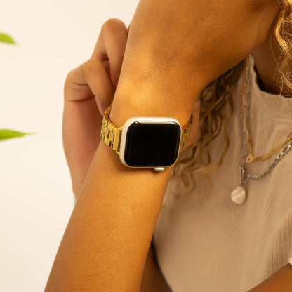 Chic Gold Smart Watch Band | Waterproof Jewelry