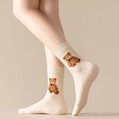 Cozy Bear Crew Socks