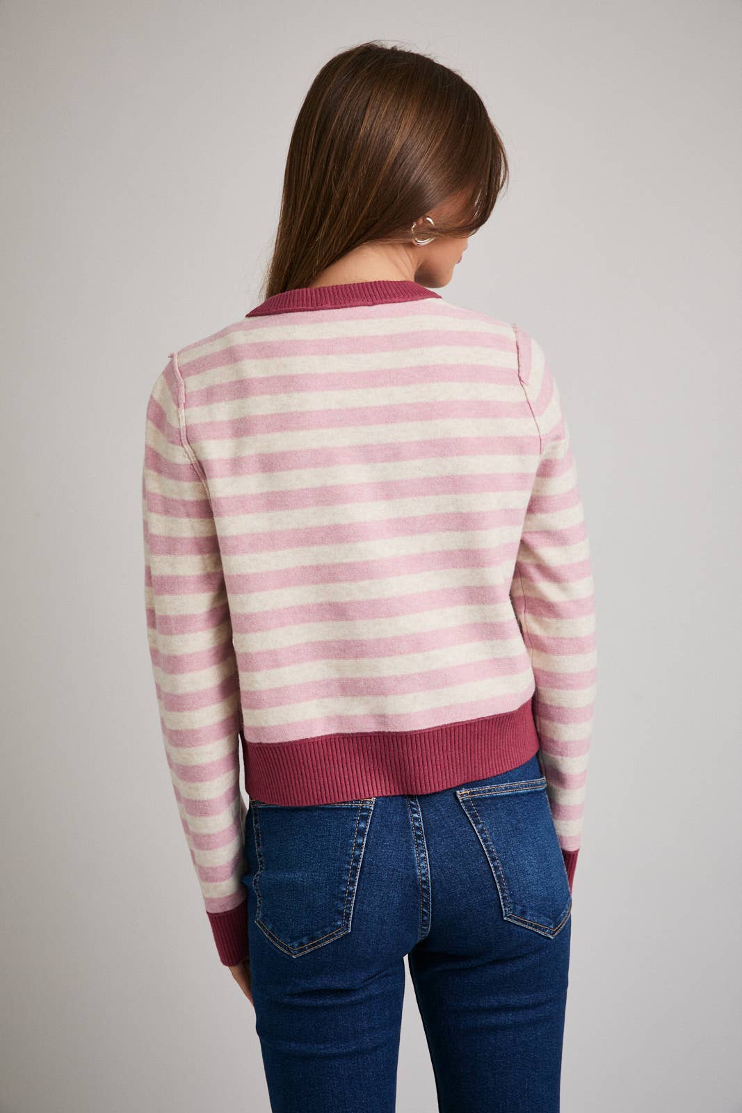 Lucy Stripe Cardi