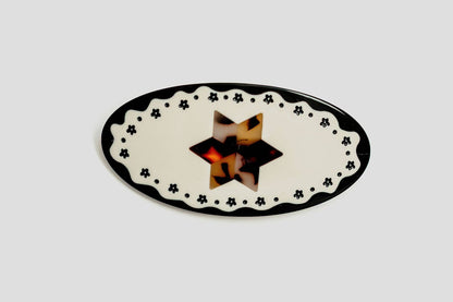 Tortoise Star Ponytail Barrette