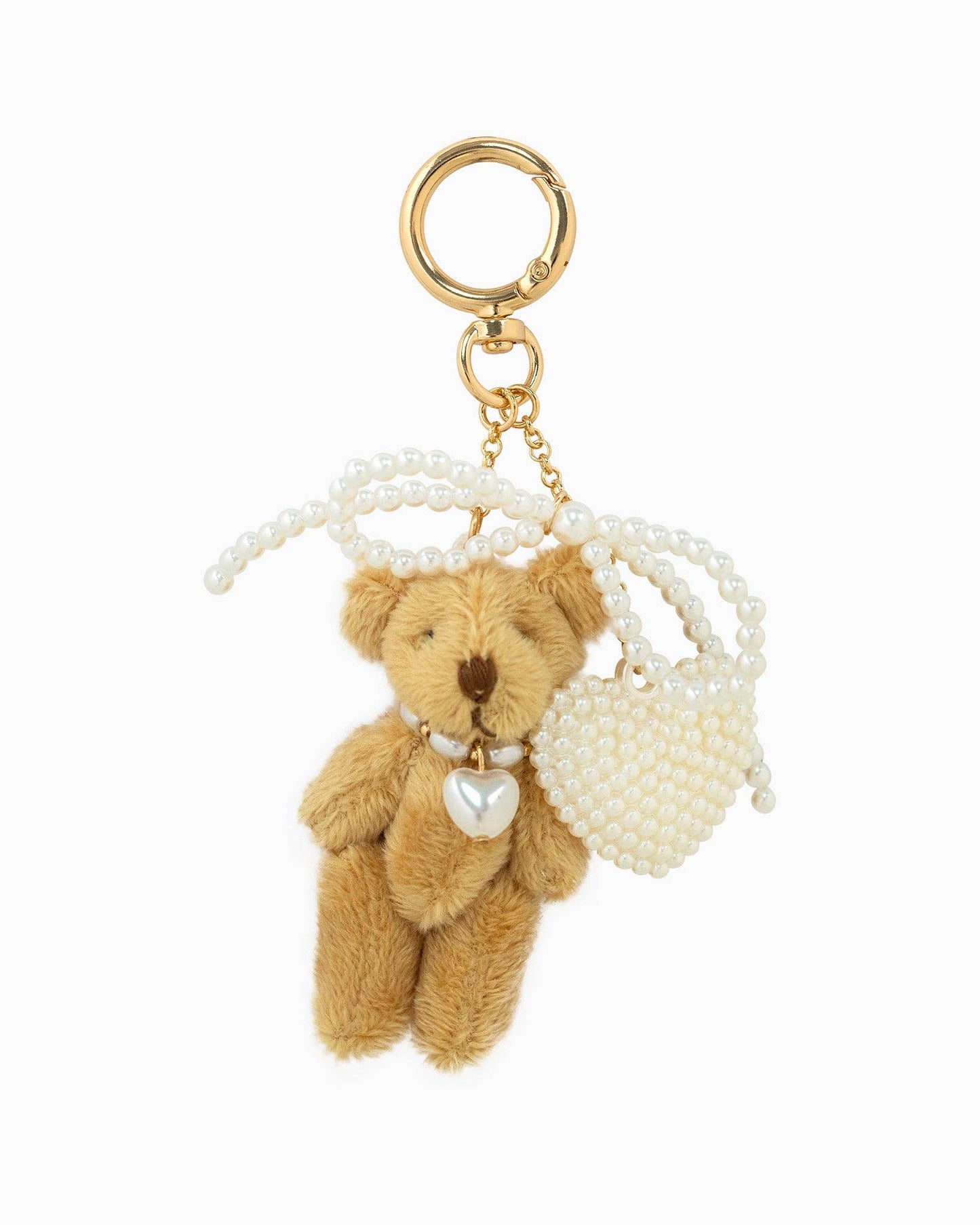 Pearly Bear Bag Charm