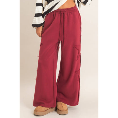 Lilly French Terry Star Patch Sweatpants