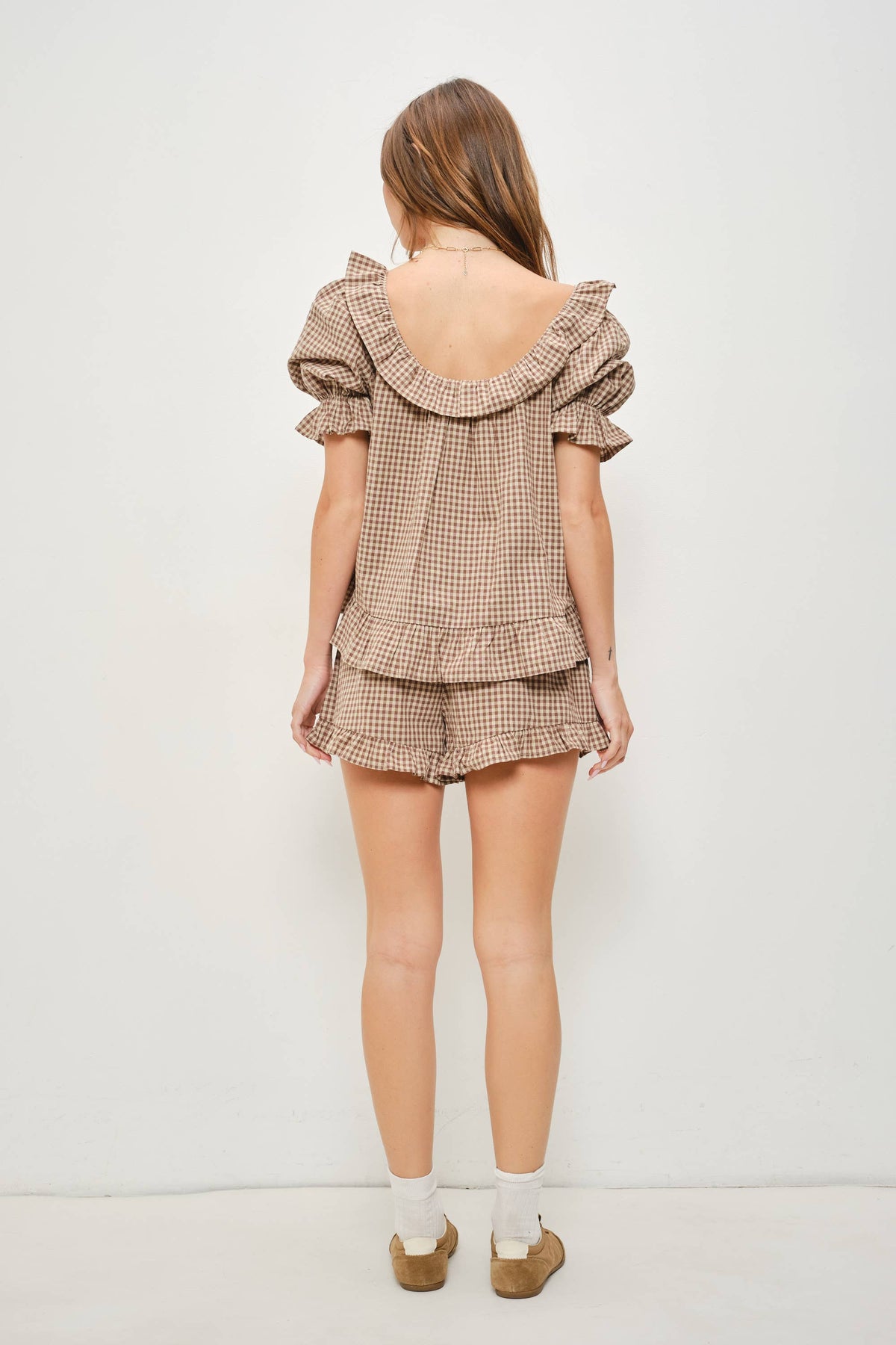 Kora Gingham Top