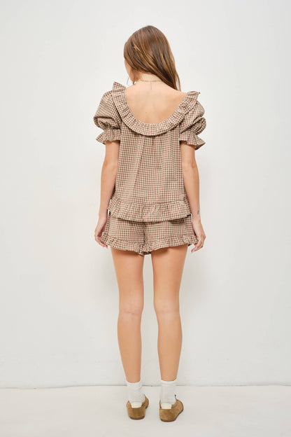 Kora Gingham Top