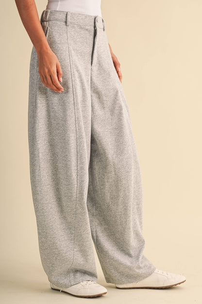 Jenna Sweatpant Barrel Trousers