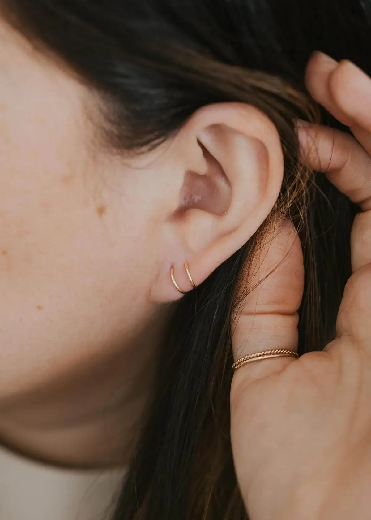 Tiny Twist Earrings | Waterproof Jewelry