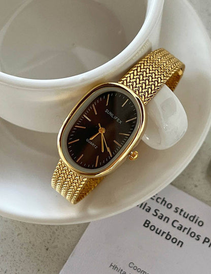 Nina Vintage Oval Watch
