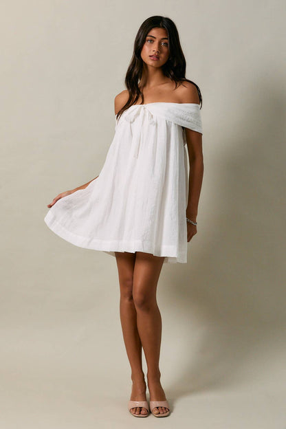 Gaia Bow Mini Dress