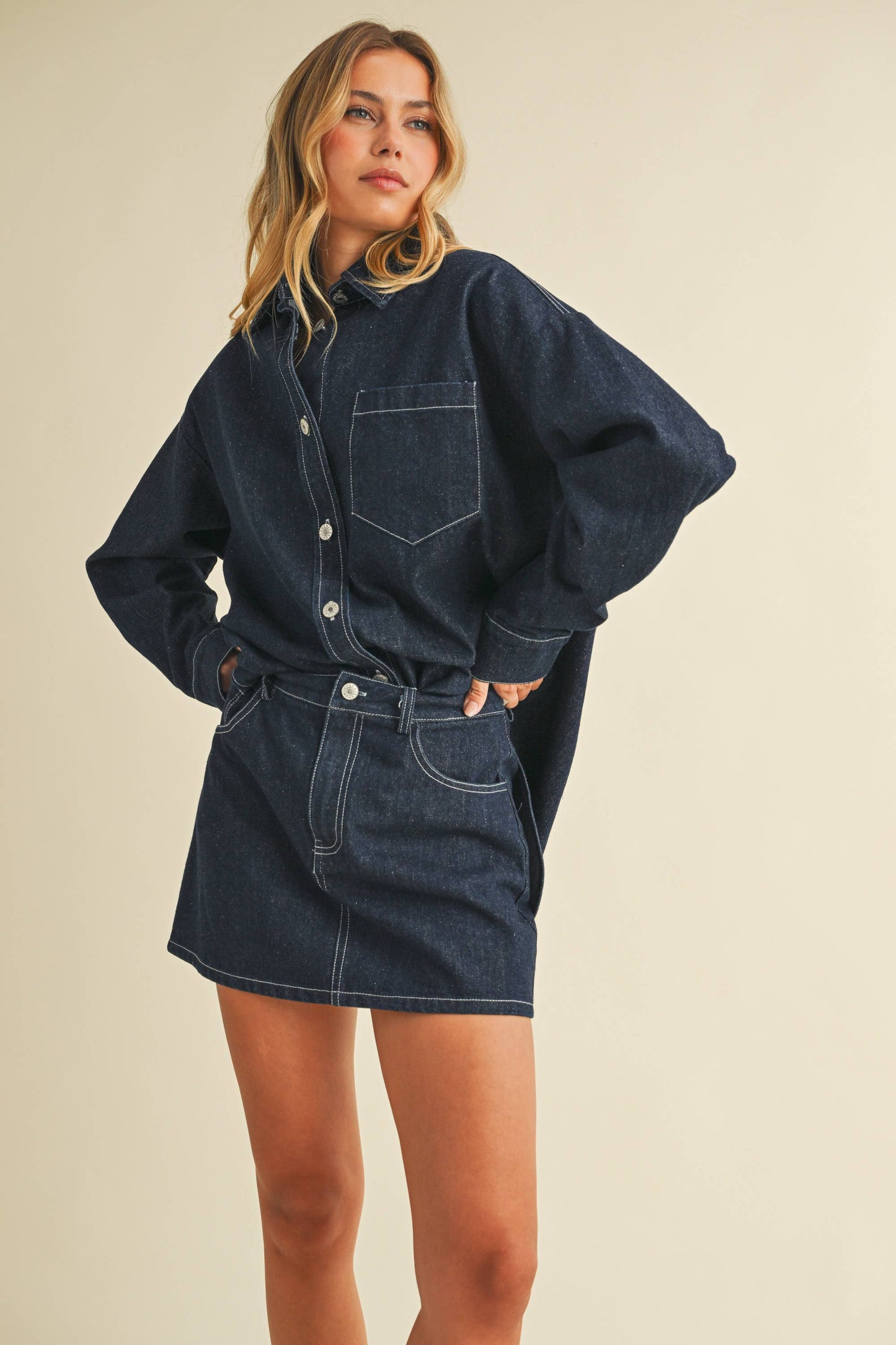 Birdie Denim Set