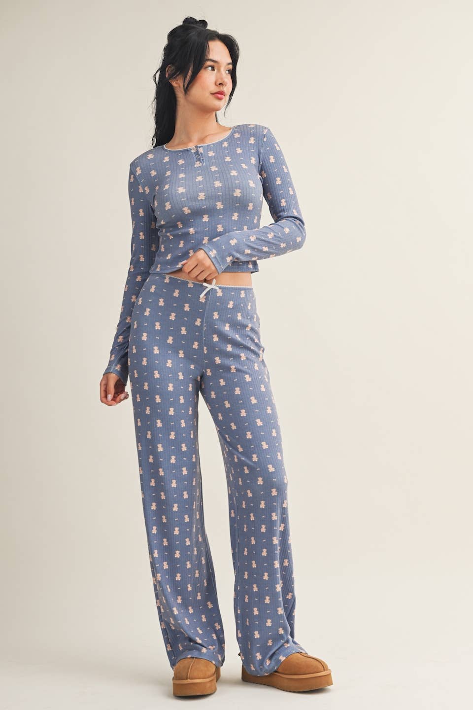 Beary Sweet Pointelle Set