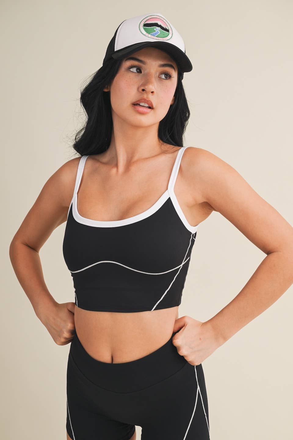 Bri Contrast Contour Top