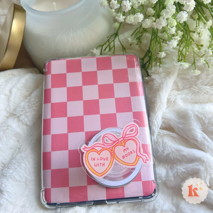 In Love With My Books Kindle Grip
