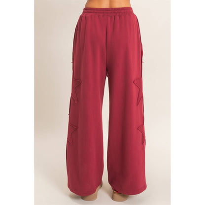 Lilly French Terry Star Patch Sweatpants