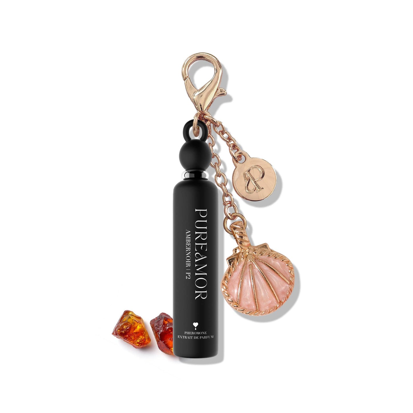 Amber Noir | Pheromone Perfume Oil Keychain