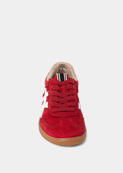 Sasha Red Suede Sneaker