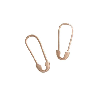 Ainsley Mini Safety Pin Hoops