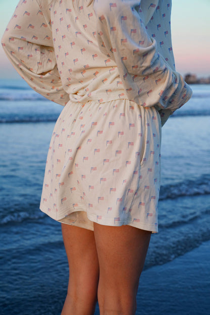 Patriotic American Flag Shorts