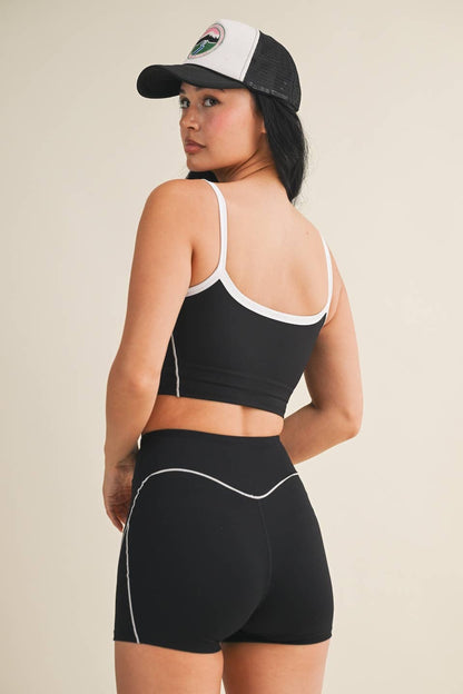 Bri Contrast Contour Top