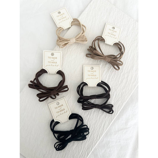 Kiara Bow-Style Hair Ties