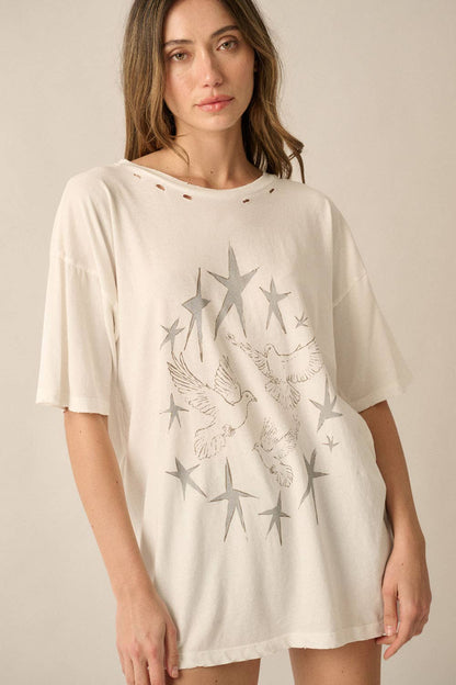 Stars And Doves Graphic Tee