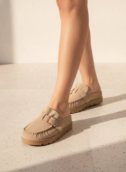 Luna Suede Clogs