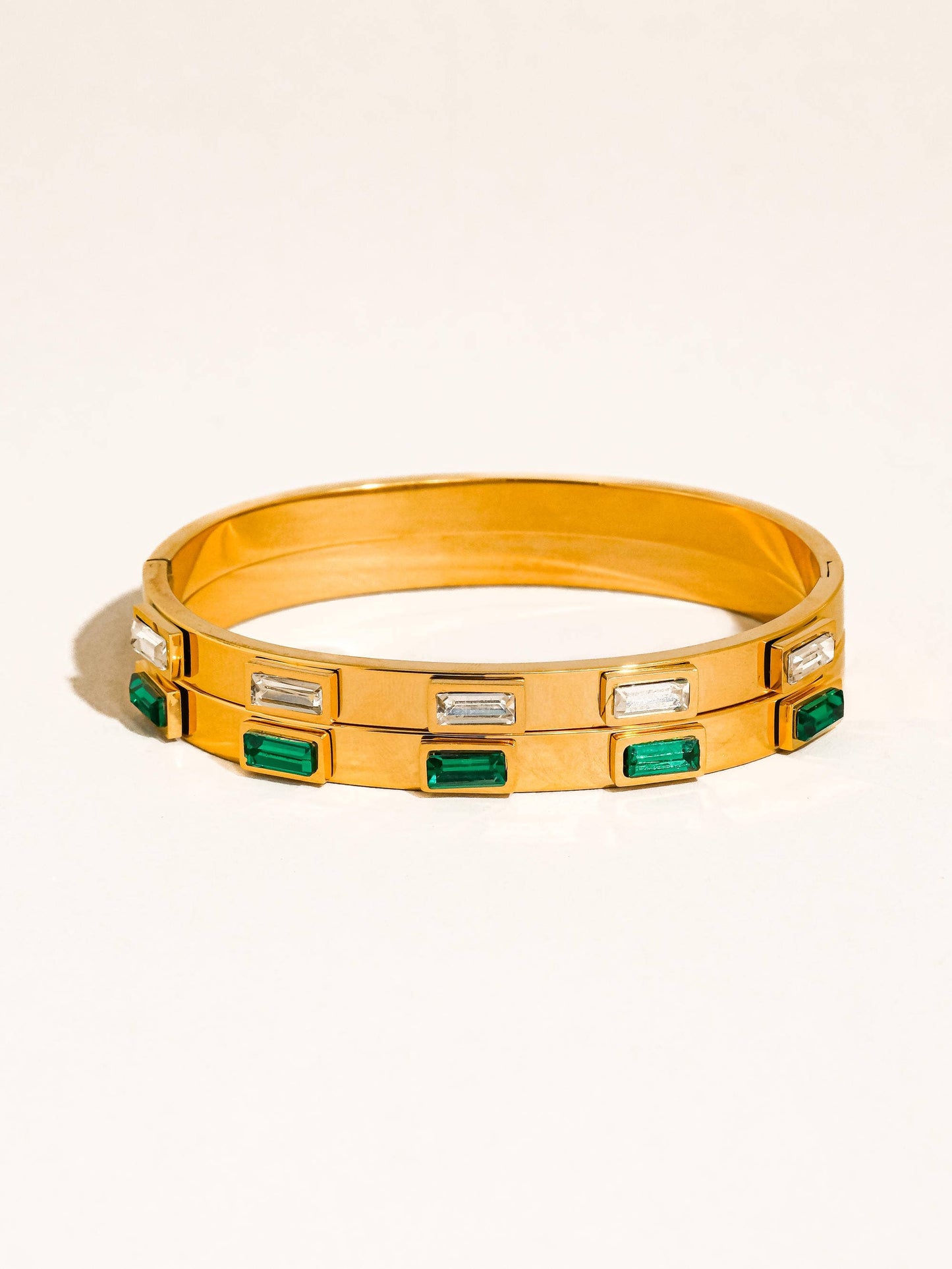 Tanith Baguette Bangle | Waterproof Jewelry