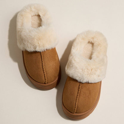 Cozy Platform Sherpa Slippers