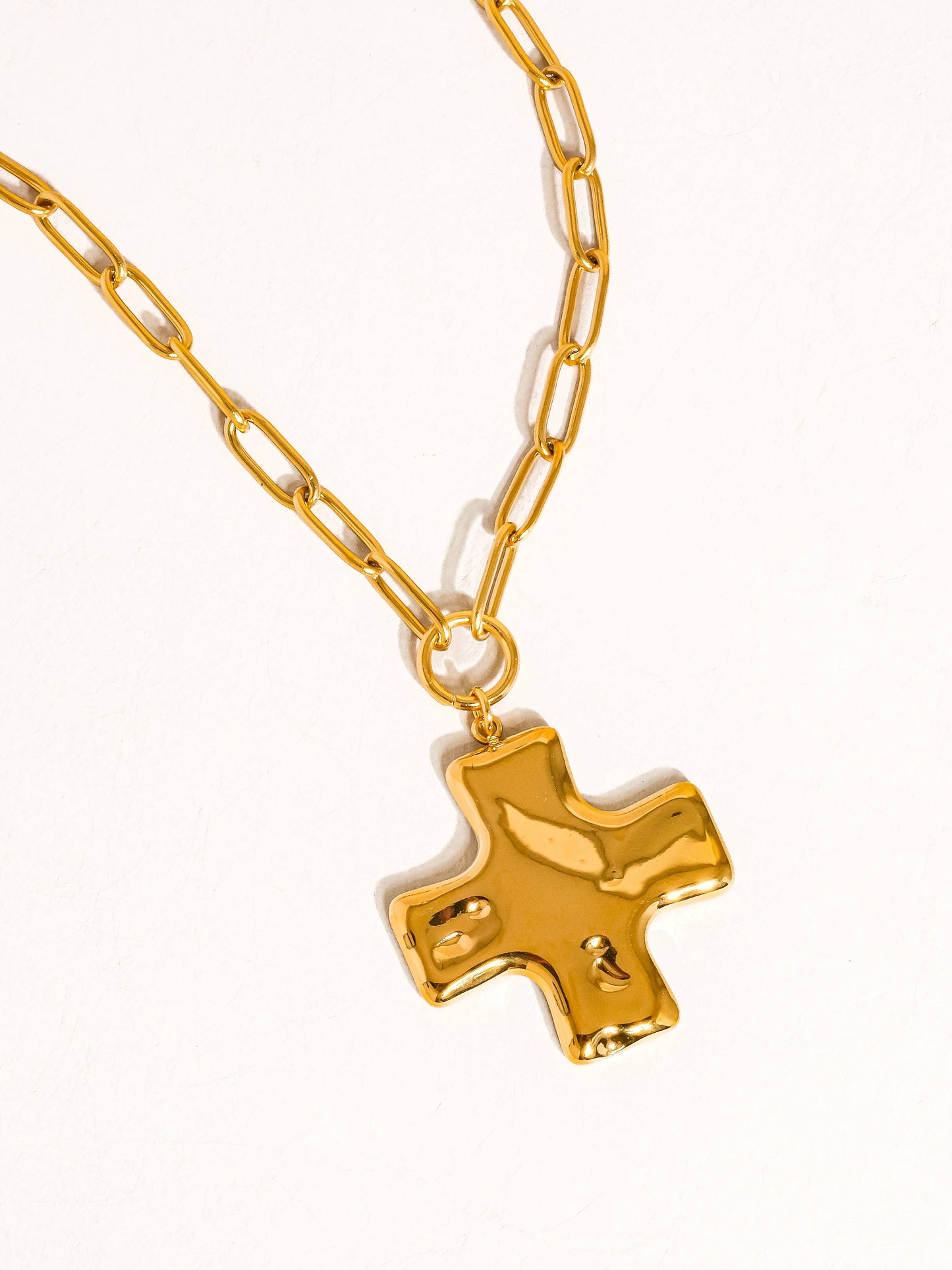 Bari Cross Chain Necklace | Waterproof Jewelry