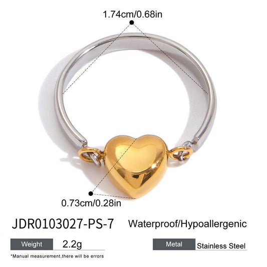 Amor Heart Ring | Waterproof Jewelry
