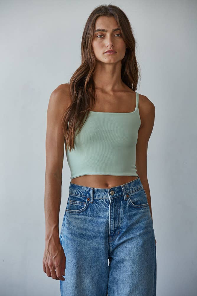 Kaylor Knit Striped Reversible Top
