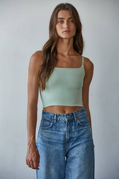 Kaylor Knit Striped Reversible Top