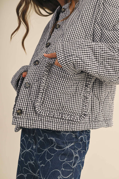 Lola Gingham Quilt Jacket