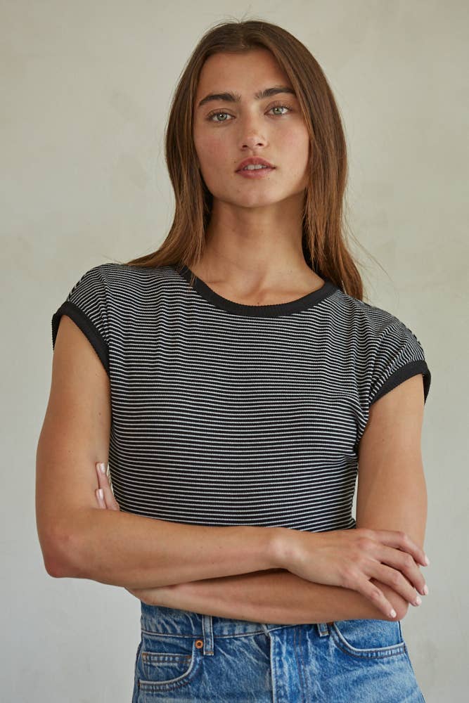 Frankie Striped Bodysuit