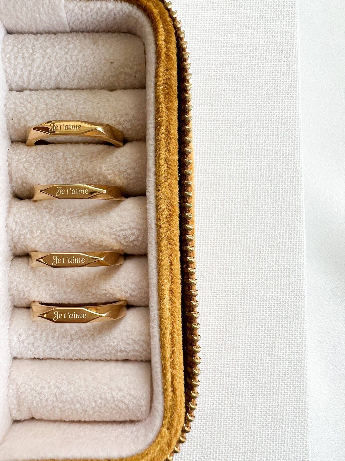 Je t'aime Ring | Waterproof Jewelry